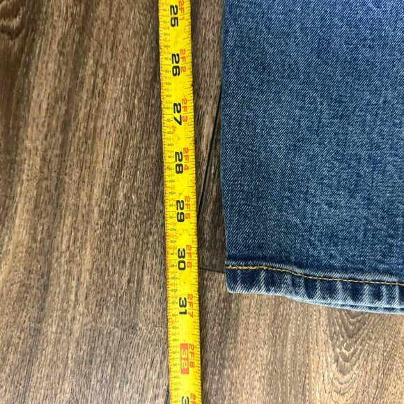 Levi's 505 Jeans Men's 40x32 Medium Wash Regular Fit Stretch Denim - Picture 9 of 9